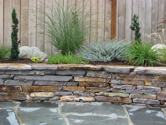 Stone retaining wall design inspiration 2