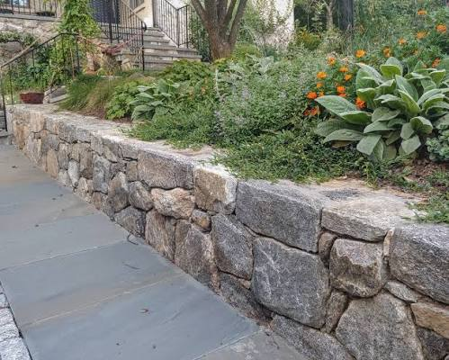Stone retaining wall design inspiration 5